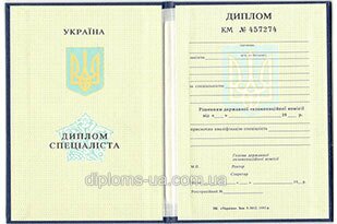 Диплом менеджера о высшем образовании 1993-1999 годов