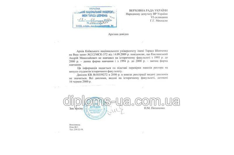 Купить Архивную справку